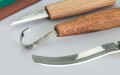 Zestaw 3 narzędzi do rzeźbienia łyżek z akcesoriami do polerowania BeaverCraft S47