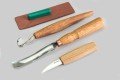 Zestaw 3 narzędzi do rzeźbienia łyżek z akcesoriami do polerowania BeaverCraft S47