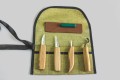 Zestaw 4 noży do rzeźbienia łyżek z akcesoriami do polerowania w etui BeaverCraft S48