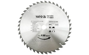 Tarcza do cięcia drewna Yato 350x30x40 - 6081