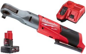 Grzechotka 1/2˝ akumulatorowa 12V Milwaukee M12FIR12-601 81Nm  1x aku. 6,0Ah + ładowarka