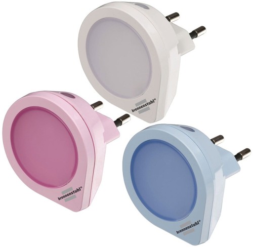 Lampka nocna NL 01 QD Set z czujnikiem zmierzchowym 1 LED kpl. 3 szt. Brennenstuhl 1173180