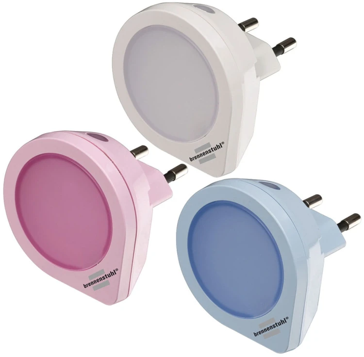 Lampka nocna NL 01 QD Set z czujnikiem zmierzchowym 1 LED kpl. 3 szt. Brennenstuhl 1173180