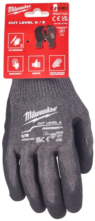 Rękawice robocze Milwaukee antyprzecięciowe poziom 5 (E)