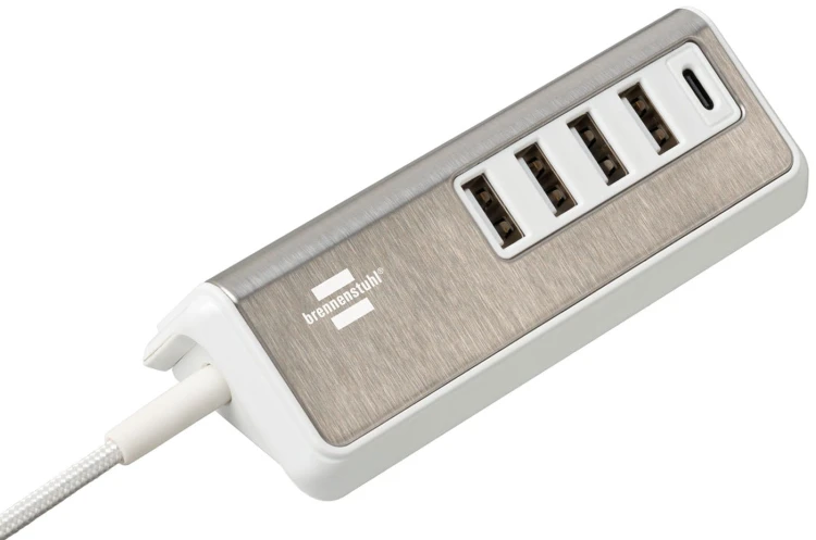 Ładowarka, stacja ładująca z 4 x gniazdami ładowania USB Brennenstuhl 1508230
