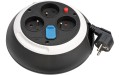 Kompaktowy przedłużacz zwijany Comfort-Line 3m z USB, 3 gniazda Brennenstuhl 1109224600