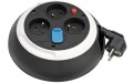 Kompaktowy przedłużacz zwijany Comfort-Line 3m z USB, 3 gniazda Brennenstuhl 1109224600