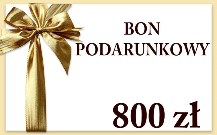 Bon prezentowy Voucher wartość 800 zł
