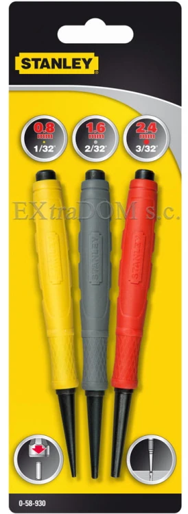  Wybijaki Stanley Dynagrip kpl 3 szt 589300