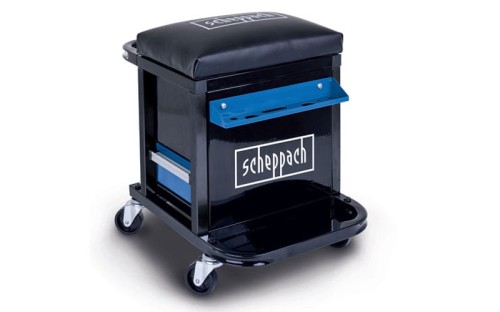 Taboret warsztatowy 2w1 siedzisko stołek szafka 2 szuflady TW900 SCHEPPACH