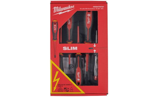 Wkrętaki izolowane Milwaukee VDE 1000V kpl. 5 szt. 4932478737