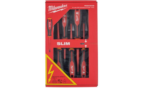 Wkrętaki izolowane Milwaukee VDE 1000V kpl. 7 szt. 4932478739