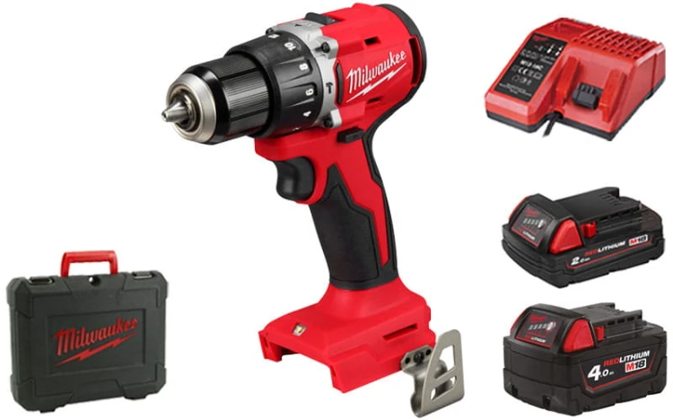 Kompaktowa wiertarko wkrętarka udarowa Milwaukee 18V M18BLPDRC-422X