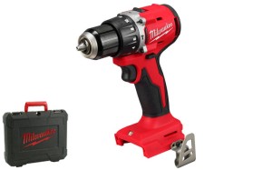 Kompaktowa wiertarko wkrętarka udarowa Milwaukee 18V M18BLPDRC-0X walizka, wersja zerowa bez akumulatora i ładowarki 4933492821