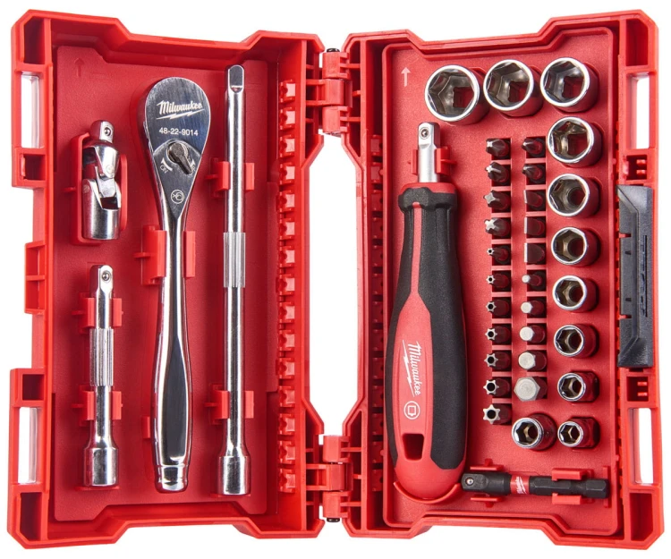 Zestaw narzędzi dla elektryka 76 części Milwaukee + plecak narzędziowy PACKOUT monterski