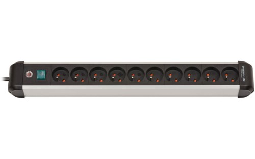 Przedłużacz listwowy Premium-Alu-Line 10 gniazd 3m Brennenstuhl