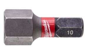 Końcówka wkrętakowa - bit udarowy Hex 10mm, długość 25mm Shockwave Milwaukee