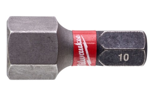Końcówka wkrętakowa - bit udarowy Hex10 25mm Shockwave Milwaukee