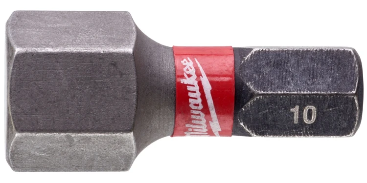 Końcówka wkrętakowa - bit udarowy Hex10 25mm Shockwave Milwaukee