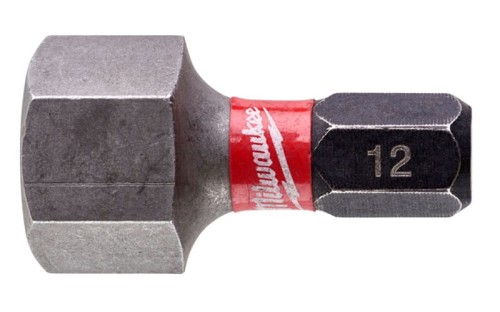 Końcówka wkrętakowa - bit udarowy Hex 12 25mm Shockwave Milwaukee