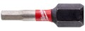 Końcówka wkrętakowa - bit udarowy Hex 3mm, długość 25mm Shockwave Milwaukee