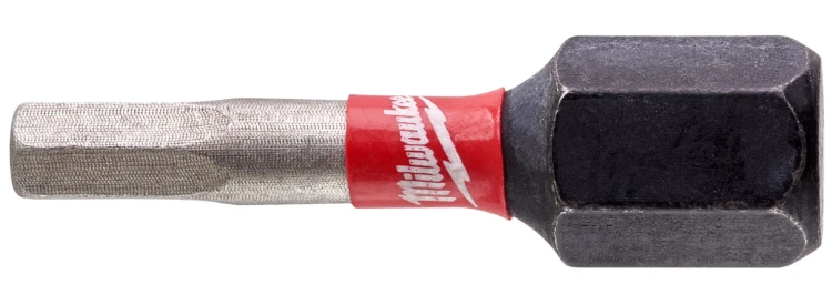 Końcówka wkrętakowa - bit udarowy Hex 3mm, długość 25mm Shockwave Milwaukee