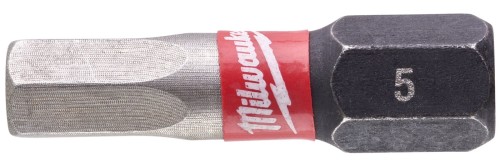 Końcówka wkrętakowa - bit udarowy Hex 5mm, długość 25mm Shockwave Milwaukee