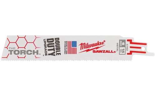 Brzeszczoty Milwaukee do prac przy dużych obciążeniach w metalu 150mm 14 Tpi TORCH kpl. 5 szt.