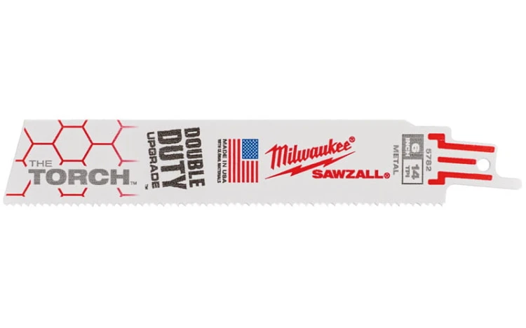 Brzeszczoty Milwaukee do prac przy dużych obciążeniach w metalu 150mm 14 Tpi TORCH kpl. 5 szt.