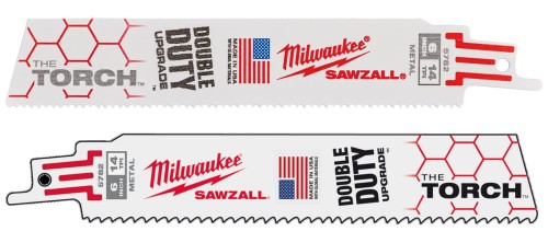 Brzeszczoty Milwaukee do prac przy dużych obciążeniach w metalu 150mm 14 Tpi TORCH kpl. 5 szt.
