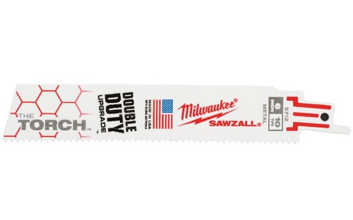Brzeszczoty Milwaukee do prac przy dużych obciążeniach w metalu 150mm 10 Tpi TORCH kpl. 5 szt.