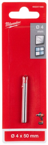 Wiertło do szkła, ceramiki, glazury 4mm Milwaukee 4932471956
