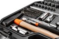 Klucze nasadowe, zestaw narzędziowy 1/2" 1/4" Neo Tools 143 cz 08-945