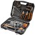 Klucze nasadowe, zestaw narzędziowy 1/2" 1/4" Neo Tools 143 cz 08-945