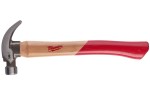 Młotek ciesielski z trzonkiem z drewna hikorowego Milwaukee pazur zakrzywiony 450 g / 16 uncji 4932478659