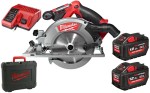 Pilarka tarczowa Milwaukee M18CCS55 FUEL 55mm walizka 2x aku. 12,0Ah HIGH OUTPUT™, szybka ładowarka