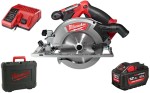 Pilarka tarczowa Milwaukee M18CCS55 FUEL 55mm walizka aku. 12,0Ah HIGH OUTPUT™, szybka ładowarka