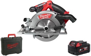 Pilarka tarczowa Milwaukee M18CCS55 FUEL 55mm walizka, aku. 5,0Ah, bez ładowarki