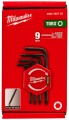 Klucze imbusowe Compakt TORX z kulką Milawukee kpl. 9 cz. 4932492703