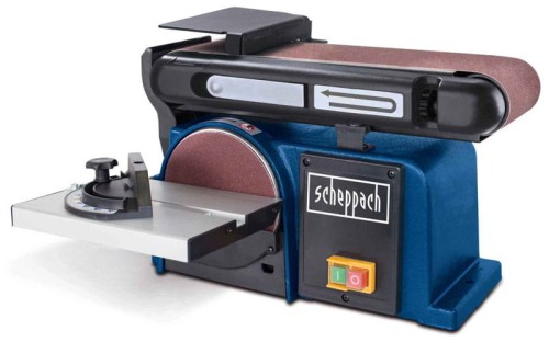 Szlifierka taśmowo - tarczowa Scheppach 370W BTS800