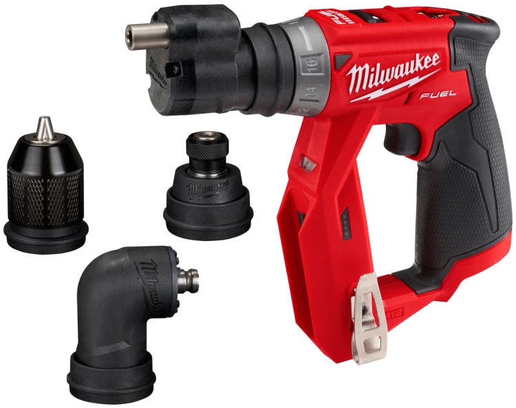 Wiertarko wkrętarka Milwaukee z 4 głowicami M12FDDXKIT
