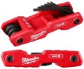 Klucze imbusowe calowe w uchwycie scyzorykowym 5,64"- 1/4" Milawukee kpl. 9cz. 4932493614