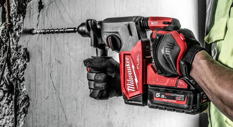 Młotowiertarka SDS-Plus Milwaukee 2,5J 18V M18FHX