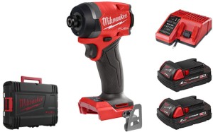 Zakrętarka udarowa Milwaukee 226 Nm 18V M18FID3-202X 1/4''HEX walizka, 2x aku.: 2,0Ah szybka ładowarka