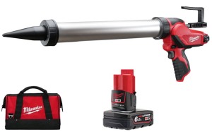 Pistolet do wyciskania Milwaukee M12PCG/600A-0 600 ml aku. 6,0 Ah w torbie , bez ładowarki
