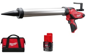 Pistolet do wyciskania Milwaukee M12PCG/600A-0 600 ml aku. 3,0 Ah w torbie, bez ładowarki