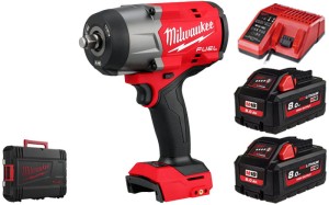 Klucz udarowy Milwaukee ½” 1491Nm 18V M18FHIW2F12-802X w walizce, 2x aku. 8,0Ah, szybka ładowarka