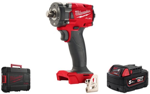 Kompaktowy klucz udarowy Milwaukee ½” 339Nm 18V M18FIW2P12