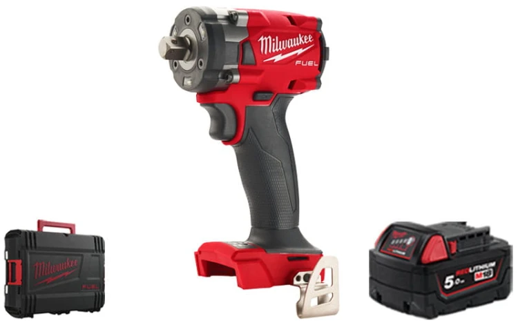 Kompaktowy klucz udarowy Milwaukee ½” 339Nm 18V M18FIW2P12