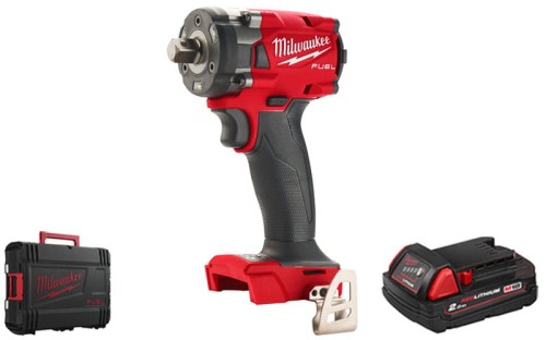 Kompaktowy klucz udarowy Milwaukee ½” 339Nm 18V M18FIW2P12